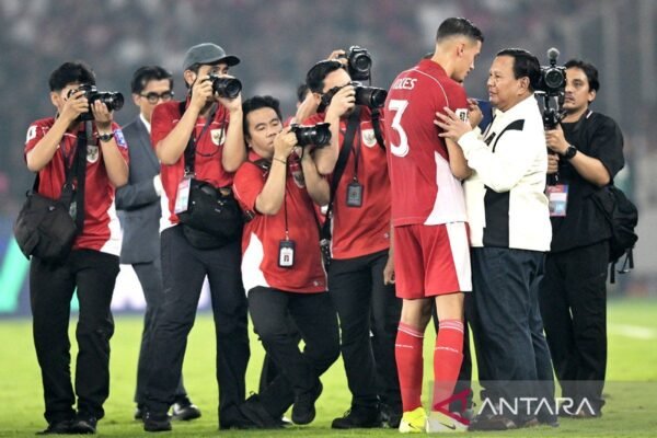 Prabowo Berterima Kasih: Timnas Menang Melawan China, Semoga Lolos ke Piala Dunia