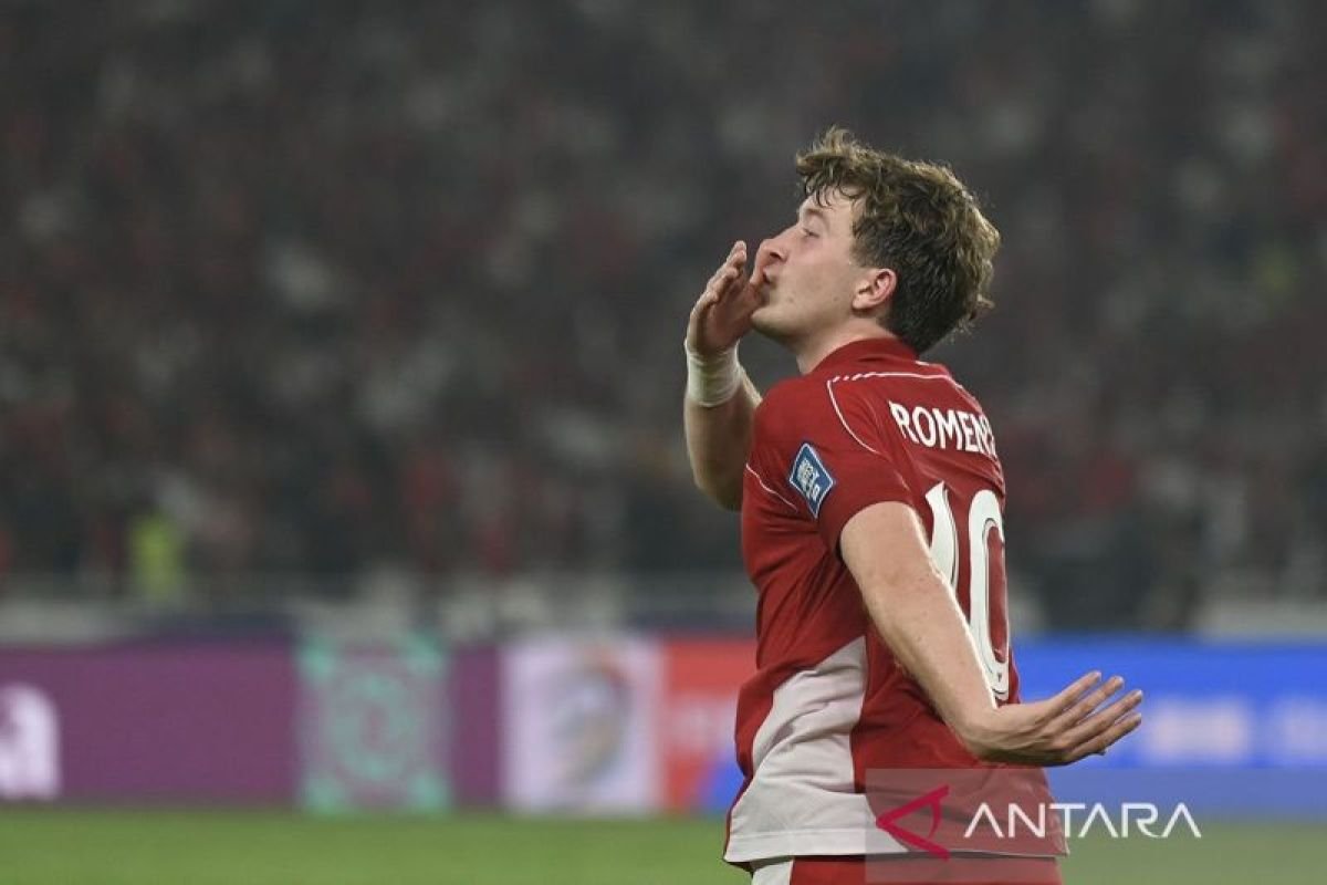 Penalty Ole Romeny Mengantarkan Indonesia Unggul atas China di Babak Pertama